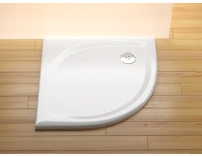 Ravak XA237711010 - Tavă de duș ELIPSO în formă de sfert de cerc 90x90 cm, albă