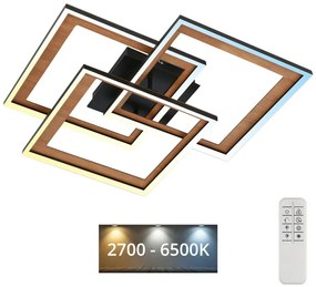 Lustră LED dimabilă aplicată FRAME LED/45W/230V 2700-6500K + telecomandă