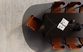 Masă lemn masiv de dining Nova Personalizabilă - 300 cm