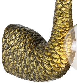 Aplică vintage din alamă - Animal Cămilă Pasăre