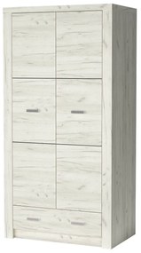 Dulap de haine Indie 01 (craft alb). 1057753