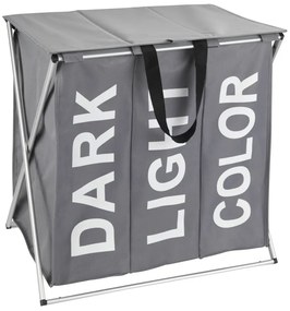 Coş de rufe Wenko Trio, 118 l, gri închis