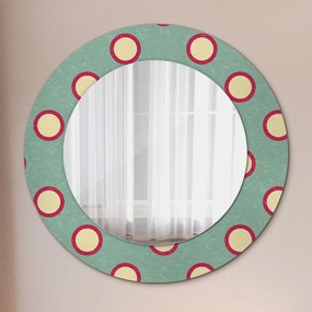 Oglinda rotunda imprimata Puncte
