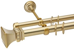 Galerie dubla prindere perete Verona gold 25mm/19mm