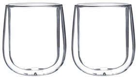 Set 2 pahare Arlen, pereti dubli, sticla borosilicata, 9x10.5 cm, 350 m