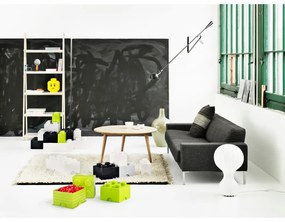 Cutie depozitare cu 2 sertare LEGO®, negru