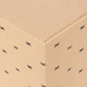 Set de 2 cutii de depozitare bej Compactor Teddy, 42 x 30 cm