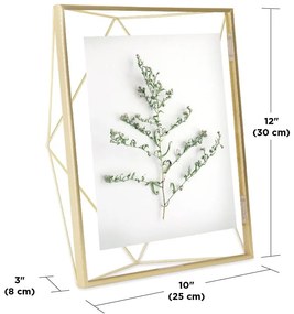 Ramă foto aurie din metal 25x30 cm Prisma – Umbra