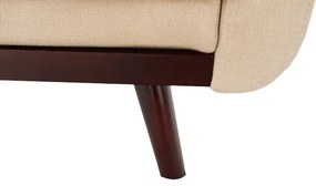 Fotoliu extensibil Culoare Bej / Nuc , ARKADIA
