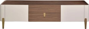 Comoda TV deosebita design LUX Walnut-Bej