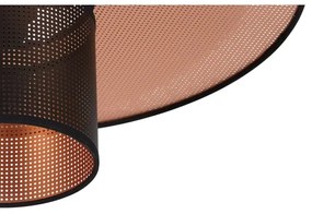 Lustră aplicată TOKYO Duolla SHINY 1xE27/15W/230V d. 50 cm negru/cupru