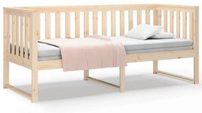 820891 vidaXL Pat de zi, 75x190 cm, lemn masiv de pin