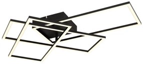 Plafonieră LED dimabilă Globo 67227-40NBSH GABRIEL 40W/230V d. 51x74 cm + telecomandă