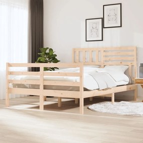 3101083 vidaXL Cadru de pat, 120x200 cm, lemn masiv