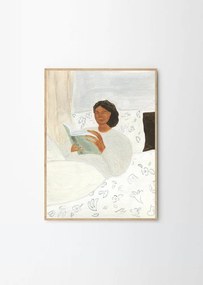 Poster 50x70 cm Morning Read – Isabelle Vandeplassche – The Poster Club