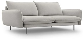 Canapea Cosmopolitan Design Vienna, 230 cm, gri deschis