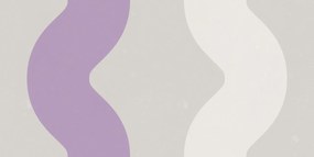 Fototapet, Wobbly, Lilac, Rebel Walls