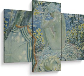 Tablou - Frederick Carl Frieseke, On the Bank, reproducere (90x60 cm)