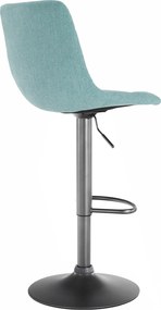 Scaun de bar, mentol / negru, LAHELA
