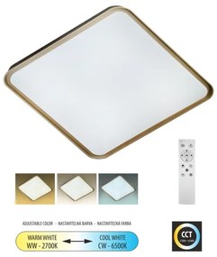 Plafonieră LED dimabilă UNA LED/60W/230V 2700-6500K + telecomandă