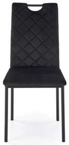 Scaun de bucătărie Lucaria, negru