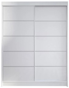 Dulap cu uși glisante Bianca IV (negru) (fără iluminare). 1059135