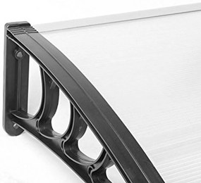 Marchiza copertina din policarbonat 300x90 cm-negru