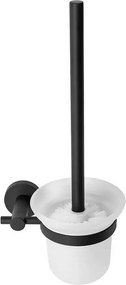 Perie WC Rea 322234C design rotund finisaj negru mat