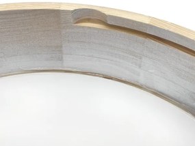 Brilagi - Plafonieră PINO, 2xE27/15W/230V, pin/argintiu, Ø 37,5 cm