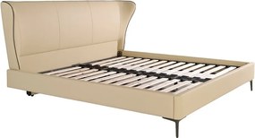 Pat dublu tapitat design LUX Cream 180x200cm