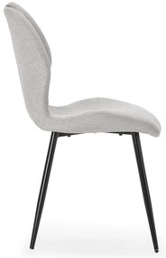 Scaune de dining gri-deschis 4 buc. Muli – Marckeric