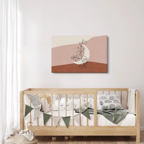 Tablou - Boho frunze N⁰2 (90x60 cm)