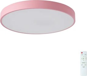 Brilagi - Plafonieră LED dimabilă POOL LED/60W/230V 3000-6000K 50 cm roz+telecomandă