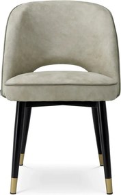 Set de 2 scaune design LUX Cliff, Mayer silver