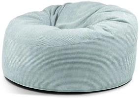 Fotoliu bean bag verde mentă cu tapițerie din catifea reiată Om 135 – SLOWDOWN