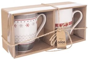 Cană de Crăciun Orion din porțelan 340 ml, 2 buc