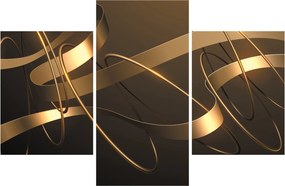 Tablou - Panglici de bronz (90x60 cm)