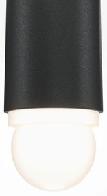 Pendul LED design modern Cascade negru 6,5cm