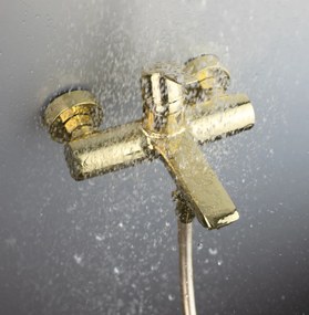 ARNIKA Baterie pentru Cadă, Montare pe Perete finisaj auriu BQA_Z10N