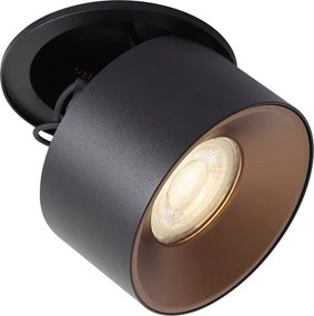 Spot încastrat modern negru GU10 50mm - Echo