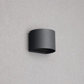 Aplică LED de exterior Brilagi RONDO LED/6W/230V antracit IP54