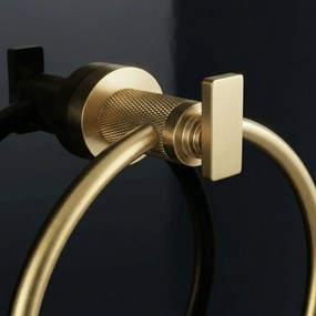 Cuier de baie Ring 81307 Rivo Brush Gold