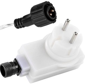 Perdea luminoasă de Crăciun 600 LED - 6x3 m, alb cald