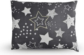 Set pilota pentru tot anul 140x200 cm din fibra tubulara cu perna 70x90 cm DREAM STAR, gri