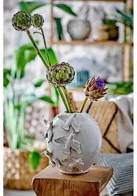 Vază crem din gresie (înălțime 25 cm) Abira – Bloomingville