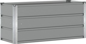 vidaXL Jardinieră Gri deschis 100 x 40 x 45 cm Oțel