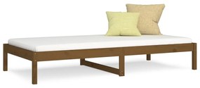 820420 vidaXL Pat de zi, maro miere, 80x200 cm, lemn masiv de pin