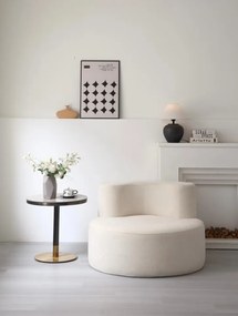 Fotoliu rotund din spumă cu memorie HD – design premium și confort absolut (Culoare: Verde)