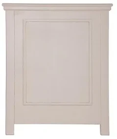 Tablie de pat, roz, din lemn masiv de pin , aspect vintage, Country Chic