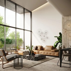 Plafonieră neagră ø 45 cm Soho – Sollux